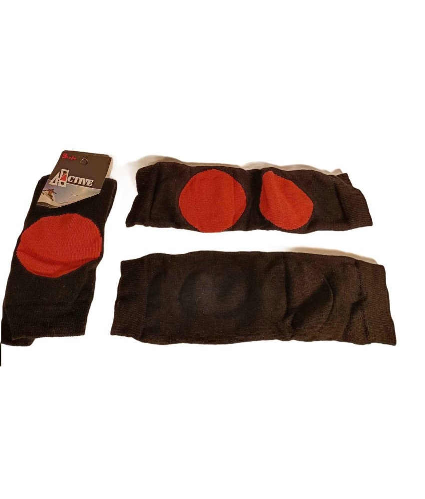 Zestaw Męskich Ochraniaczy Sportowych Wytrzymałe Czarne 2 Pary