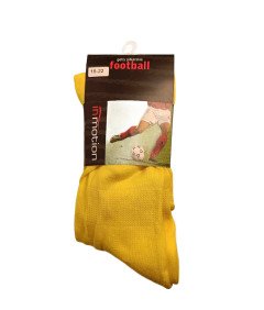 Krebo otroške nogometne gamaše Yellow Neon velikosti 19-22