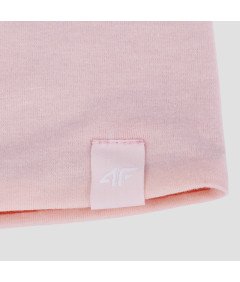 4F Dekliška dvostranska topla rdeče-rožnata kapa 4F