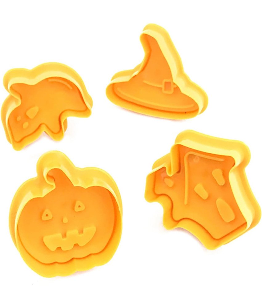 Reepetty Foremki do Ciastek Halloween 3D Zestaw 4 Sztuki