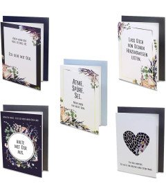 Komplet pogrebnih čestitk 3x5 kosov s 15 ovojnicami