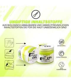 Avtomobilska notranjost, tipkovnica, gel za čiščenje računalnika