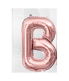 Folija balon B v Rose Gold dekoracijo za vsako priložnost