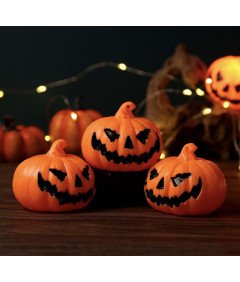 LED noč čarovnic dekorativne luči buče motiv strašljivo dekoracijo 3pcs