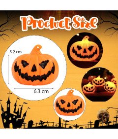 LED noč čarovnic dekorativne luči buče motiv strašljivo dekoracijo 3pcs