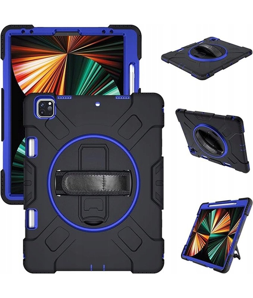 Pancerne Etui z Podstawką do iPad Pro 12,9 5/4/3 2021/2020/2018 Czarne