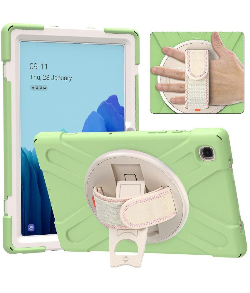 Etui do Galaxy Tab S7 12,4" z Podstawką i Paskiem na Ramię Zielone