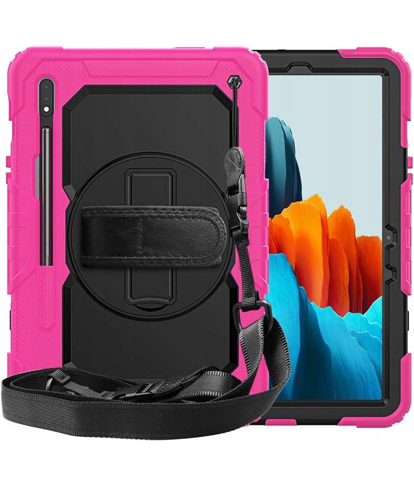 Pancerne Etui z Podstawką do Samsung Galaxy Tab S8 X700/S7 T870 Różowe