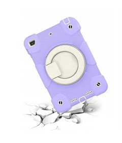 Pancerne Etui z Obrotową Podstawką do iPad Mini 4/5 7.9 Cala Fioletowe