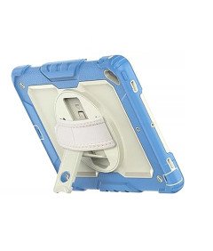 Etui do iPad 6/5/Air 2 9.7” z Podstawką i Paskiem na Ramię Niebieskie