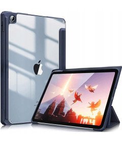 Etui do IPad 9/8 10.2" 2021/2020 Wytrzymałe Magnetyczne z Miejscem na Rysik Szare