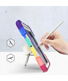 Ohišje za iPad Pro 11" 2021 3/2 gen z vrtljivim stojalom in držalom za pisalo Barvito