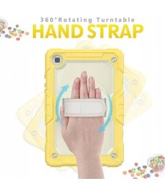 Etui do Samsung Galaxy Tab A7 2020 10,7” z Podstawką i Paskiem na Ramię Żółte