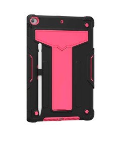 Oklepno ohišje s stojalom za iPad 7/8/9 generacije 10,2 palca roza