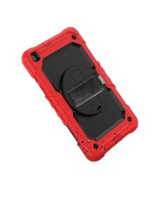 Etui z Obrotową Podstawką do Samsung Galaxy Tab A 8.0 2019 Czerwone