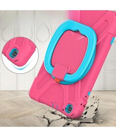 Etui do Samsung Tab A 8.0" T290 T295 z Podstawką i Paskiem na Ramię Różowe