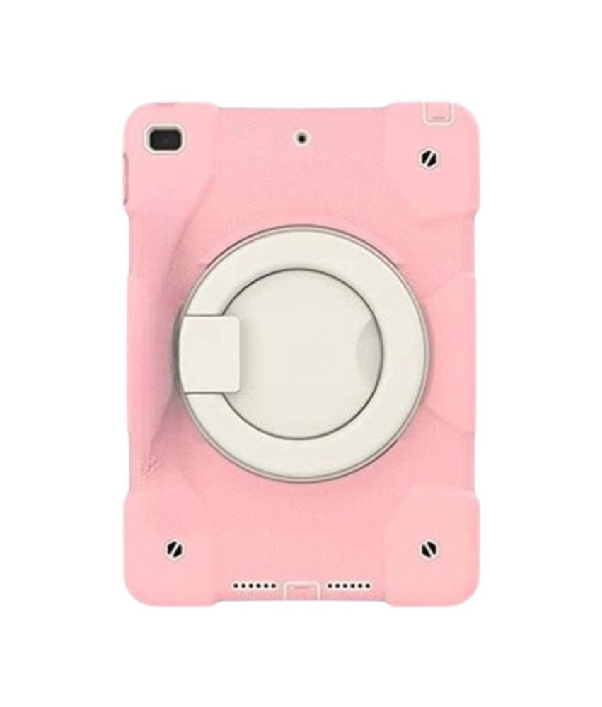 Oklepno ohišje z vrtljivim stojalom za iPad Mini 5/4 7,9 palca roza