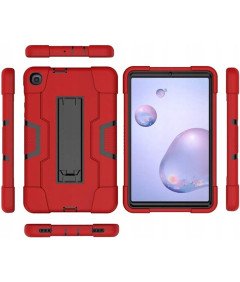 Pancerne Etui z Podstawką do Samsung Galaxy Tab A 8.4 2020 Czerwone