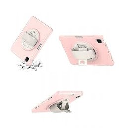 Etui do iPad Air 5/Air 4/Pro 11 z Obrotową Podstawką i Miejscem na Rysik Różowe