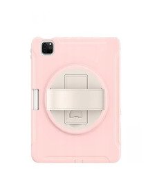 Etui do iPad Air 5/Air 4/Pro 11 z Obrotową Podstawką i Miejscem na Rysik Różowe