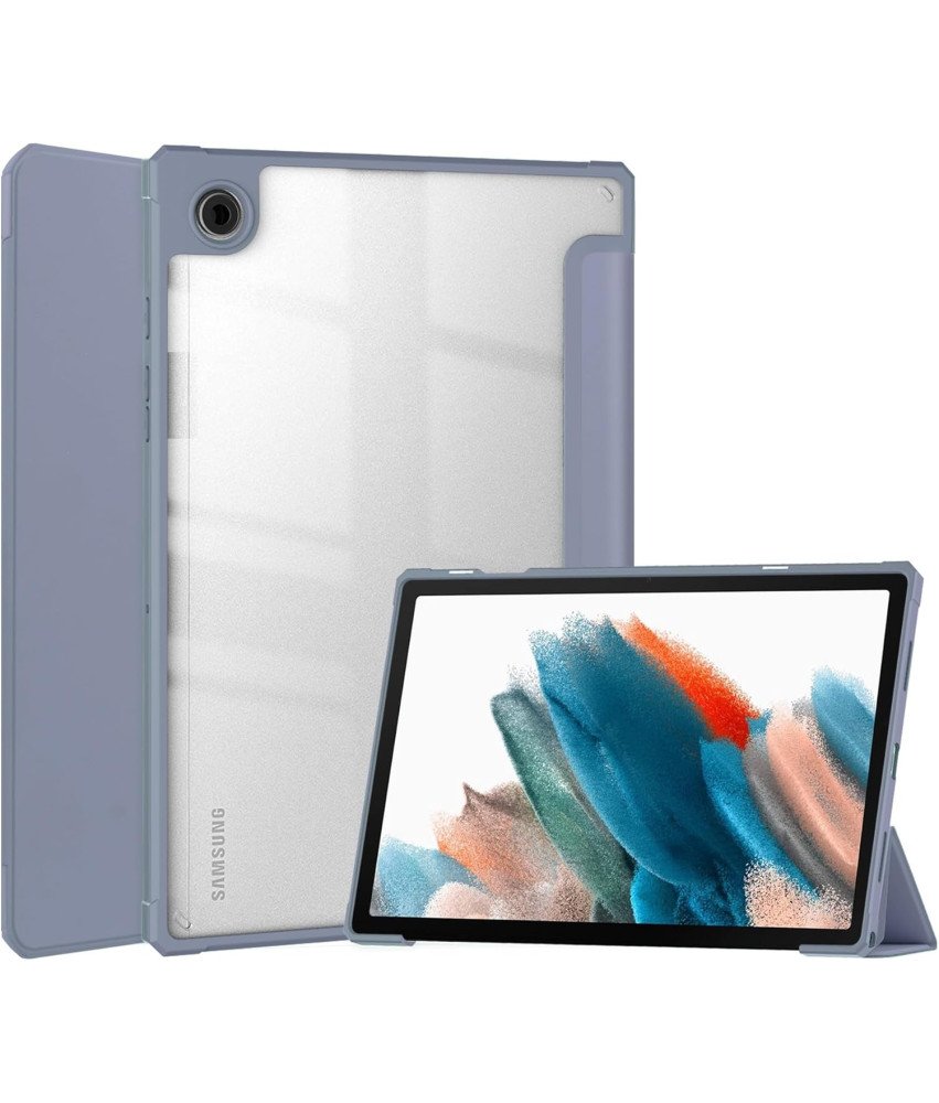 Etui do Samsung Galaxy Tab A8 10.5” Wytrzymałe Magnetyczne Szare