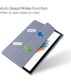 Ohišje za Samsung Galaxy Tab A8 10,5" Trajno magnetno sivo