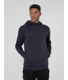 4F Moška črna jopica s kapuco Comforter velikosti S