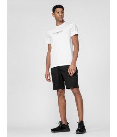 4F T-shirt z nadrukiem "Sportswear" biały męski 100% Bawełna XXL
