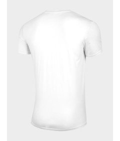 4F Moška bela potiskana majica "Sportswear" Bombaž 100% XXL