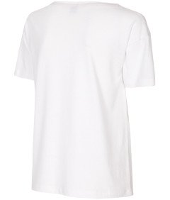 4F Ženska majica s kratkimi rokavi Poljska navijaška majica White Red XS