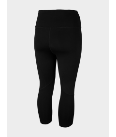4F Damskie legginsy treningowe 3/4 szybkoschnące Czarne Rozmiar XS