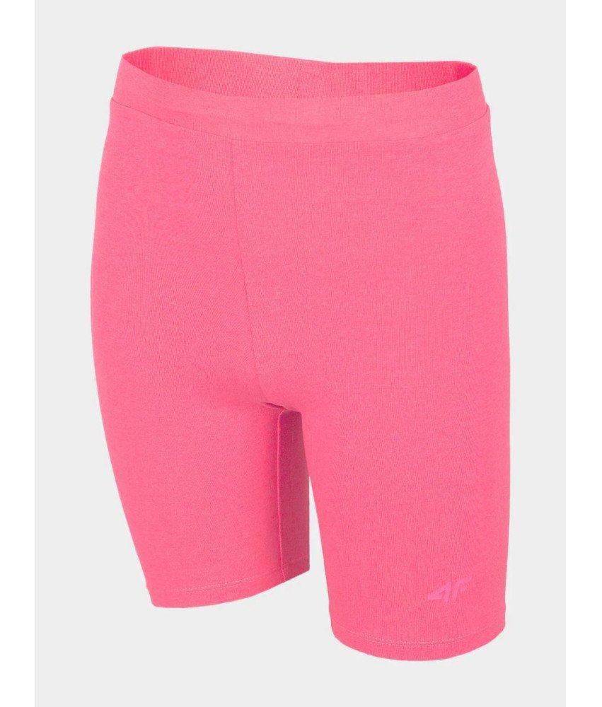 4F Dziewczęce spodenki za kolano sportowe różowe 158/164CM legginsy