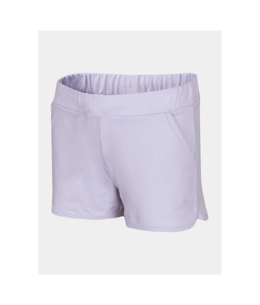 4F Dekliške kratke trenirke Vijolična 100% bombaž 158CM