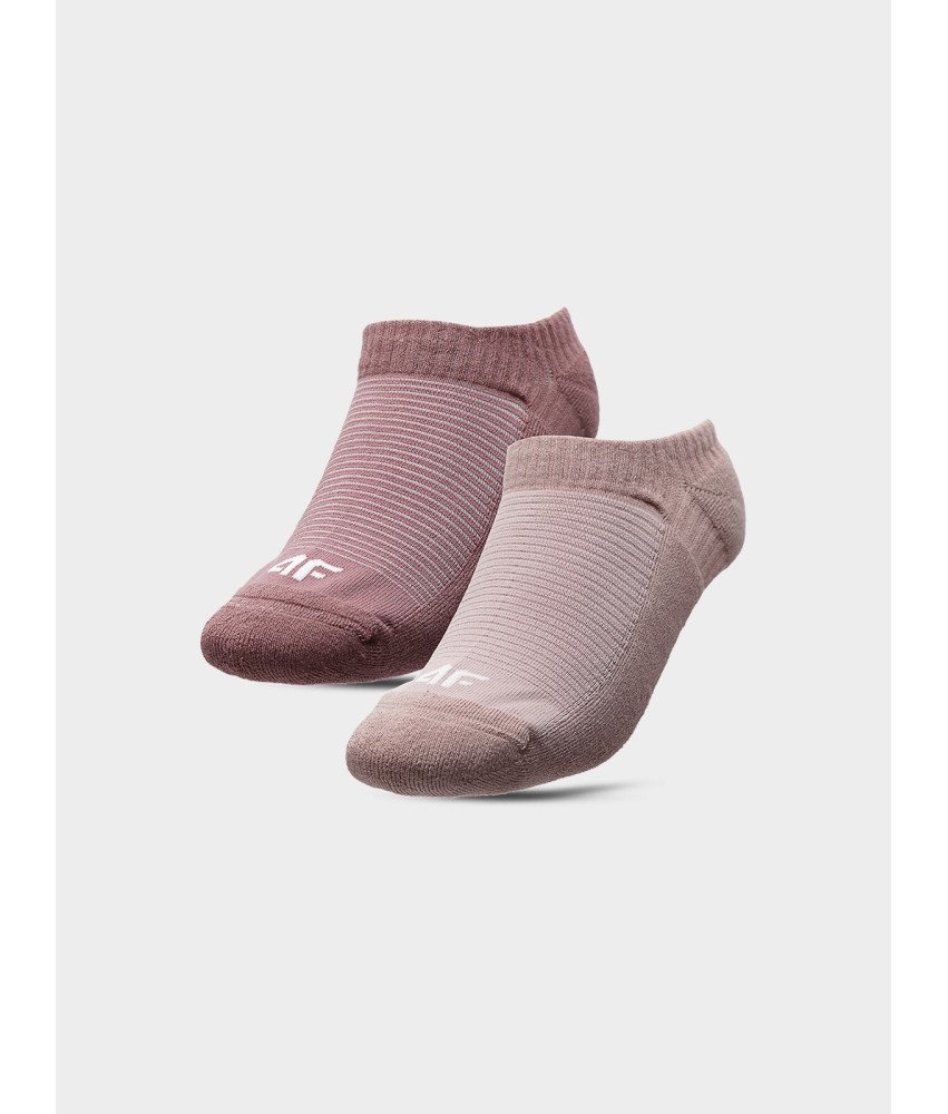 4F Damskie skarpetki treningowe 2 pary pastelowy róż Rozmiar 35-38