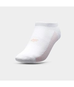 4F Skarpety dziecięce 3 pary biały różowy niebieski Rozmiar 32-35CM