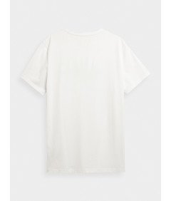 4F T-shirt z nadrukiem "Sportswear" biały męski 100% Bawełna 3XL