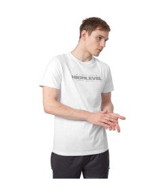 4F T-shirt z nadrukiem "HighLevel" biały męski 100% Bawełna 3XL