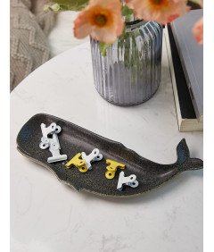 SEINHIJO Keramična okrasna plošča s kitom za sladkarije in prigrizke