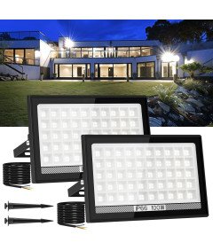 LED reflektor T-SUNUS 100W 6000K 11000lm IP66 Vodoodporen 2 kosa.