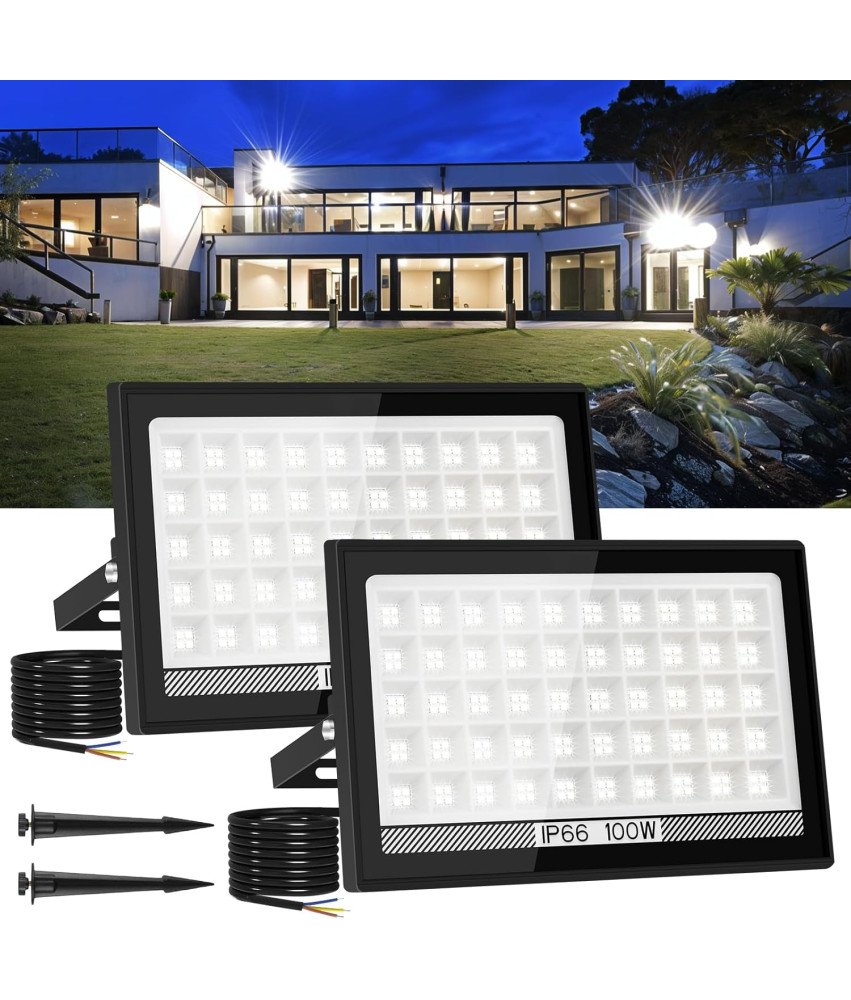 LED reflektor T-SUNUS 100W 6000K 11000lm IP66 Vodoodporen 2 kosa.