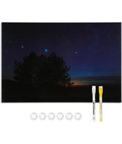 Magnetna tabla za brisanje 50x70cm Vključno z markerjem in magneti