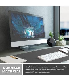 KNODEL Podkładka na Biurko Wodoodporna Dwustronna Szara 60x35 cm