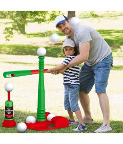 VATOS Otroški set za baseball z nastavljivo višino