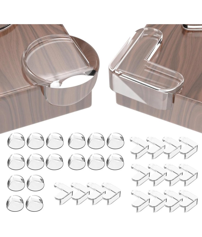 Zaščita robov za dojenčke jasna 32 kosov silikonskih blazinic