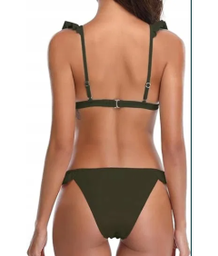 Bikini SHEKINI w Odcieniu Wojskowej Zieleni, Rozmiar S