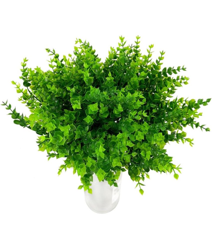 Umetni evkaliptusovi cvetovi 12 šopkov UV odpornih balkonskih dekoracij