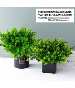 Umetni evkaliptusovi cvetovi 12 šopkov UV odpornih balkonskih dekoracij