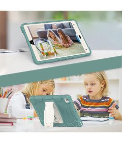 Oklepni etui za iPad 9/8/7 10,2" s stojalom Zeleno
