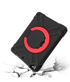 Etui do iPad 9/8/7 10.2" Pancerne z Obrotową Podstawką Czarne