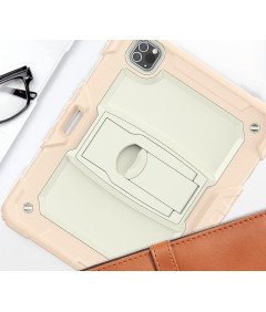 Etui do iPad Pro 11/Air 5/4 z Podstawką i Paskiem na Ramię Różowe